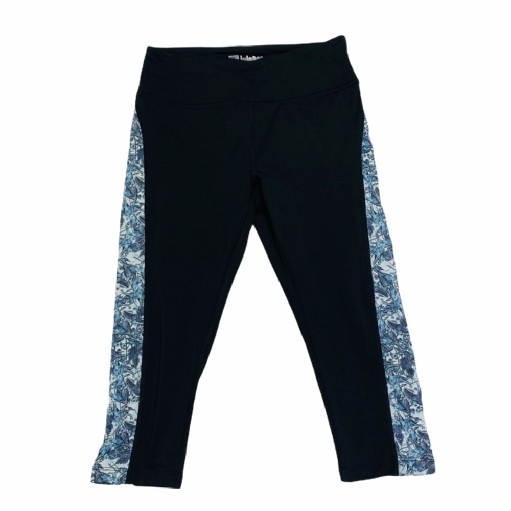 LuLaRoe Jade Black and Blue Patterned athletic Leggings